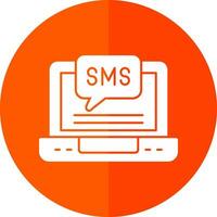 diseño de icono de vector de sms