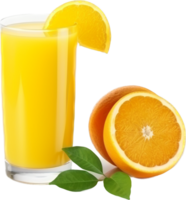 Orange juice png with AI generated.