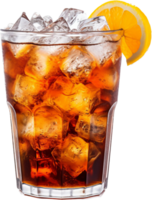 Ice americano png with AI generated.