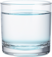 glas van water PNG met ai gegenereerd.