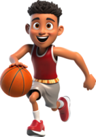 Basketball player png with AI generated.