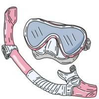Swimming and diving equipment png