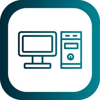 diseño de icono de vector de computadora