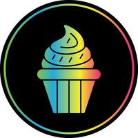 diseño de icono de vector de cupcake