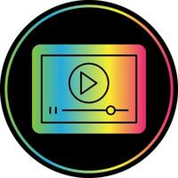 Video Player  Vector Icon Design