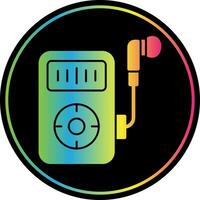 música jugador vector icono diseño