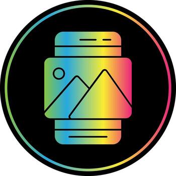 galería vector icono diseño
