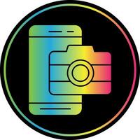 Mobile Camera  Vector Icon Design