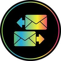 Exchange Mails  Vector Icon Design