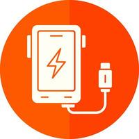 Wireless Charger Vector Icon Design