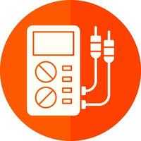 Voltmeter Vector Icon Design