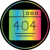 404 Error  Vector Icon Design