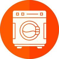 Washing Machine Vector Icon Design