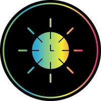 hora vector icono diseño