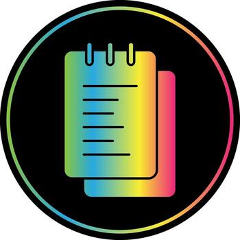 bloc vector icono diseño