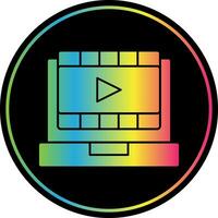 Video player Vector Icon Design