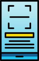 Qr Scan Vector Icon Design