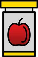 Apple Jam Vector Icon Design