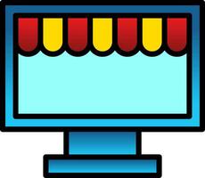 Online Store Vector Icon Design