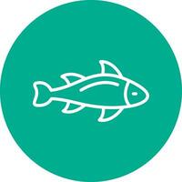 Salmon Vector Icon Design