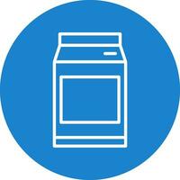 Milk Bottle Vector Icon Design