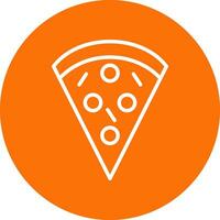 Pizza Slice Vector Icon Design