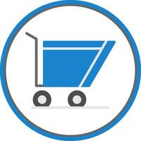 diseño de icono de vector de carrito de compras