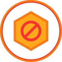 Wrong Way Vector Icon Design
