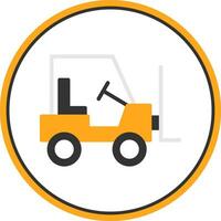 Forklift Vector Icon Design