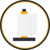 Toilet Paper Vector Icon Design