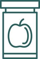 Apple Jam Vector Icon Design