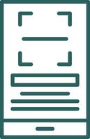 Qr Scan Vector Icon Design