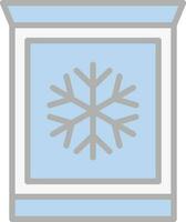 Frozen Goods Vector Icon Design