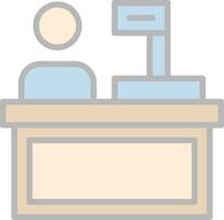 Cashier Vector Icon Design