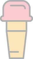 Ice Cream Vector Icon Design