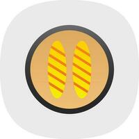 Baguette Vector Icon Design