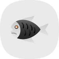 diseño de icono de vector de pescado