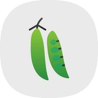 Peas Vector Icon Design