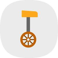 Unicycle  Vector Icon Design