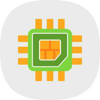 Processor  Vector Icon Design