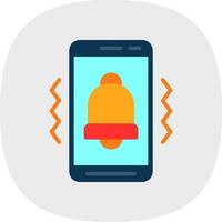 Mobile Vibrate  Vector Icon Design