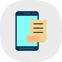 Mobile File  Vector Icon Design