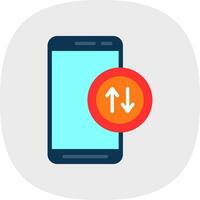 Mobile Data  Vector Icon Design