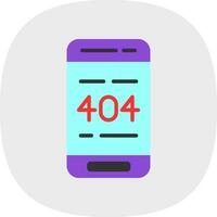 404 Error  Vector Icon Design