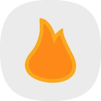 Flame  Vector Icon Design