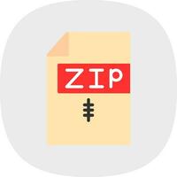 Zip  Vector Icon Design