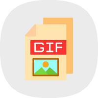 gif vector icono diseño