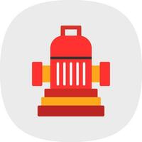 Fire Hydrant  Vector Icon Design