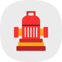 Fire Hydrant  Vector Icon Design