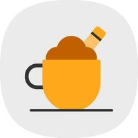 diseño de icono de vector de capuchino